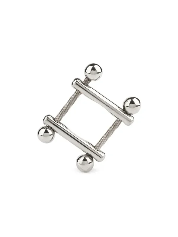 Mr. Steel Turning Point Nipple Clamps Edelstahl-Nippel-Schraubzwinge, silber