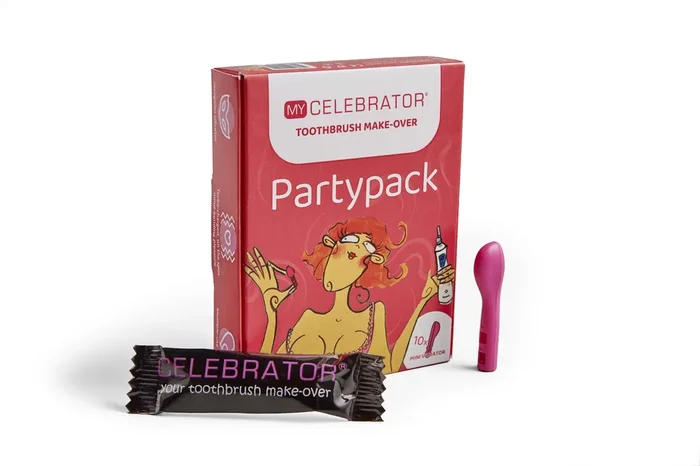 My Celebrator – Zahnbürsten-Makeover Zehnteiliges Party-Pack – Rosa