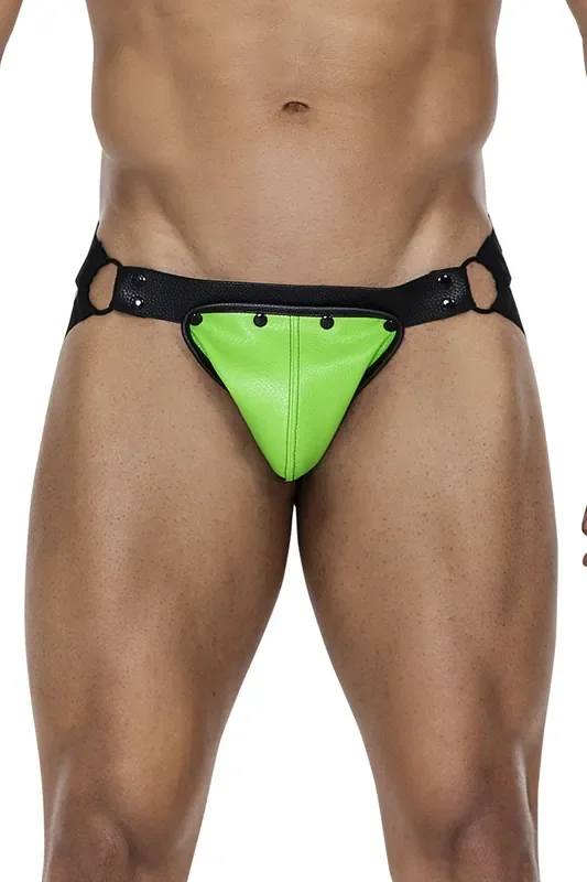 Neongrün/schwarzer Jock Snap