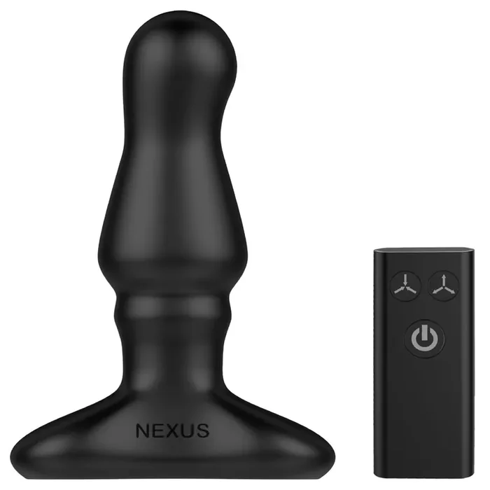Nexus – Bolster Vibrations- und aufblasbarer Prostata-Plug – Durchmesser 46 mm