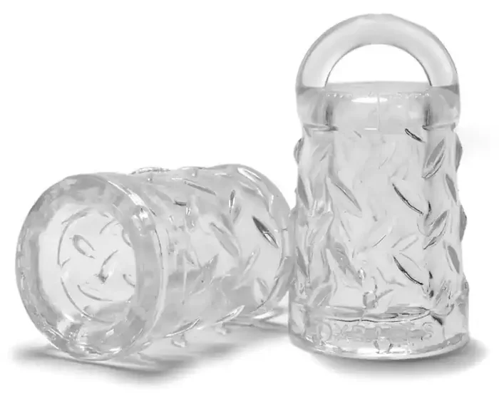 Nippel-Sauger mit Ring, transparent