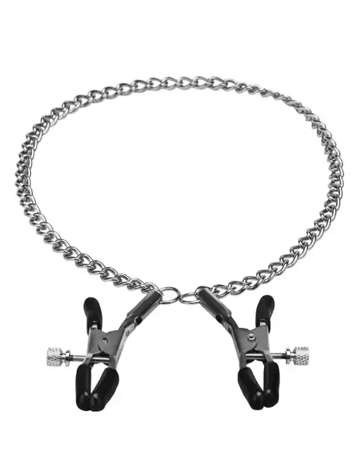 Nippelklemmen „Alligator“ mit Kette