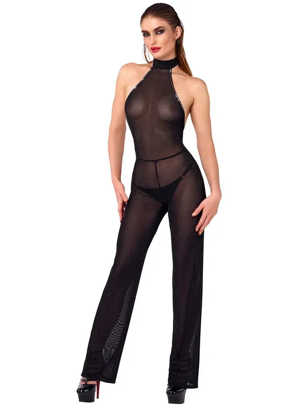 Noir Handmade Catsuit, schwarz