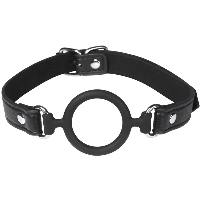 Obaie Silikon-O-Ring-Knebel aus Kunstleder