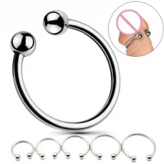 Offener Cockring mit Kugeln (Durchmesser: 25mm)