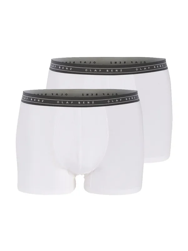 Olaf Benz RED1010 Boxerpant 2er Pack, weiß