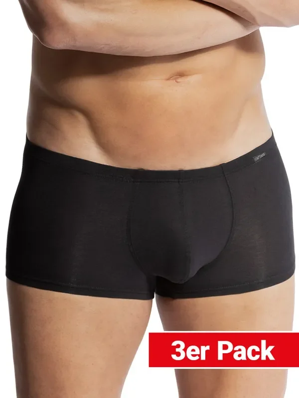 Olaf Benz RED1601 Minipant 3er Pack, schwarz