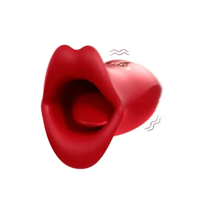 Oralsex Profi mit vibrierender Leckfunktion