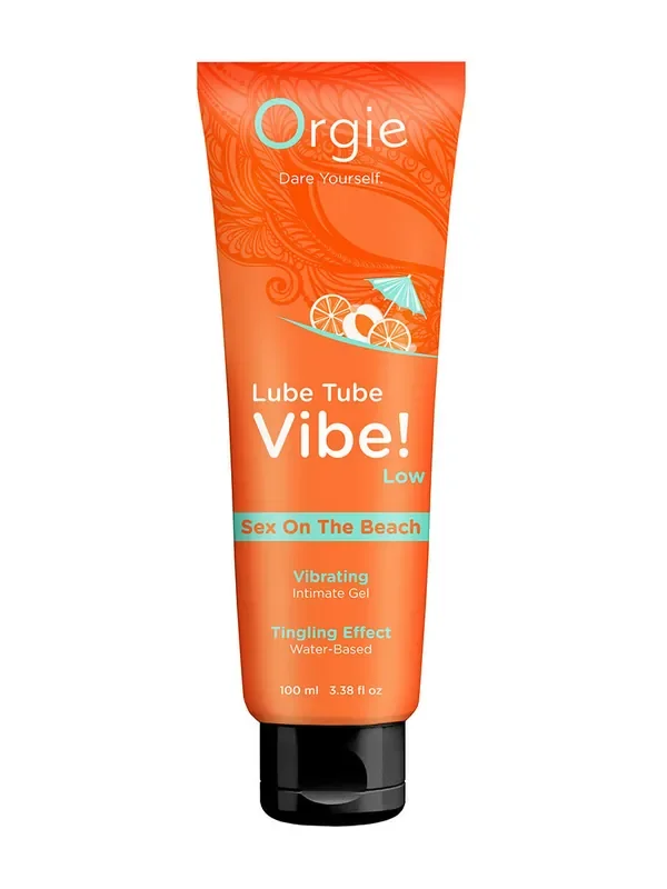 Orgie Lube Tube Vibe Sex on the Beach Aromatisiertes Gleitgel (100 ml)