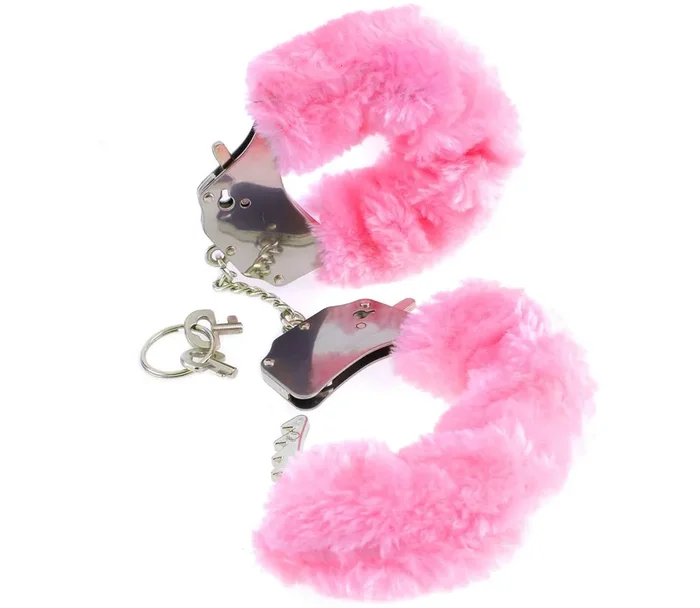 Original Pelzmanschetten – pink