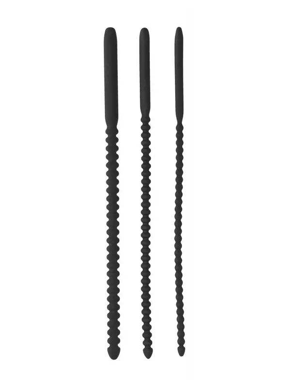 Ouch! Silicone Dilator Set Dilator 3er Set, schwarz