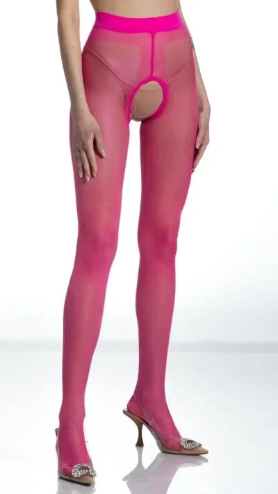 Ouvert-Strumpfhose Viva Magenta
