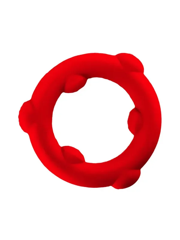 Oxballs Silicone Spinner Penisring, rot