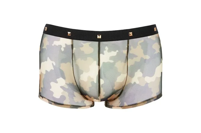 Pants mit Military-Print