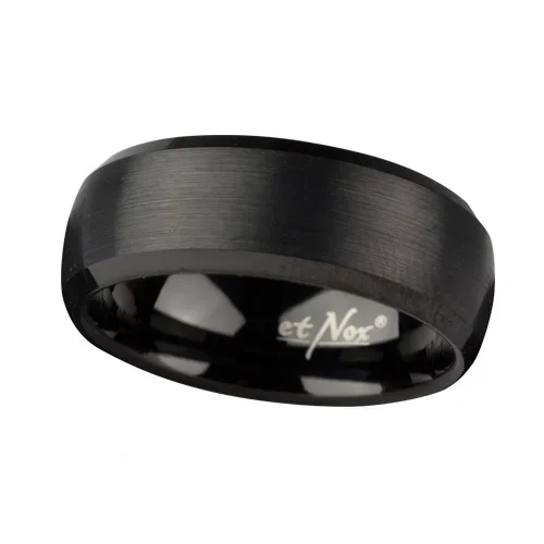 Partnerring Tungsten schwarz