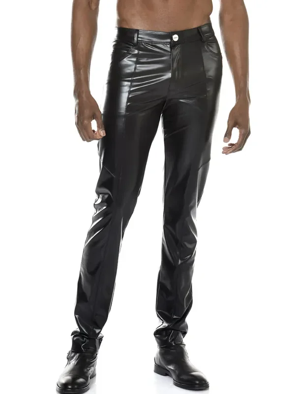 Patrice Catanzaro Joss Wetlook-Hose, schwarz