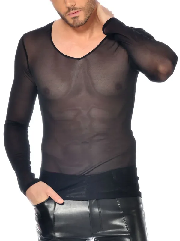 Patrice Catanzaro Lannister Netz-Shirt, schwarz