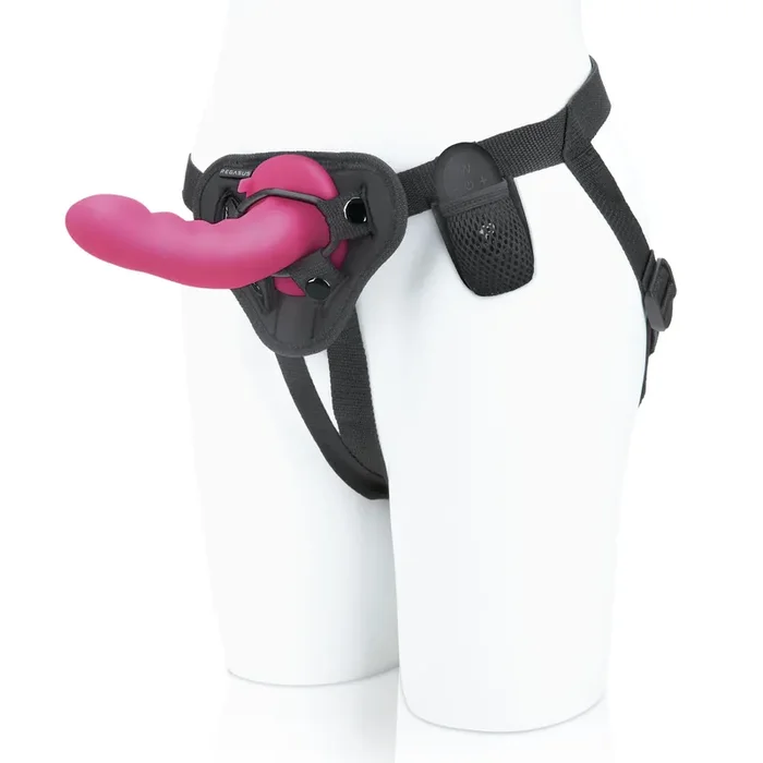 Pegasus – 6 Curved Ripple Silicone Peg with harness included
