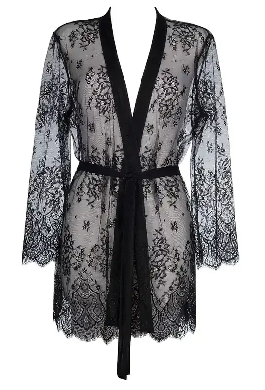 Peignoir V-8390 black