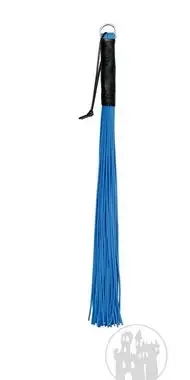 Peitsche blau m. 48 Riemen