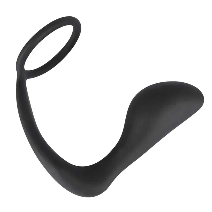 Penis-/Hodenring mit Analplug „Ring & Plug“