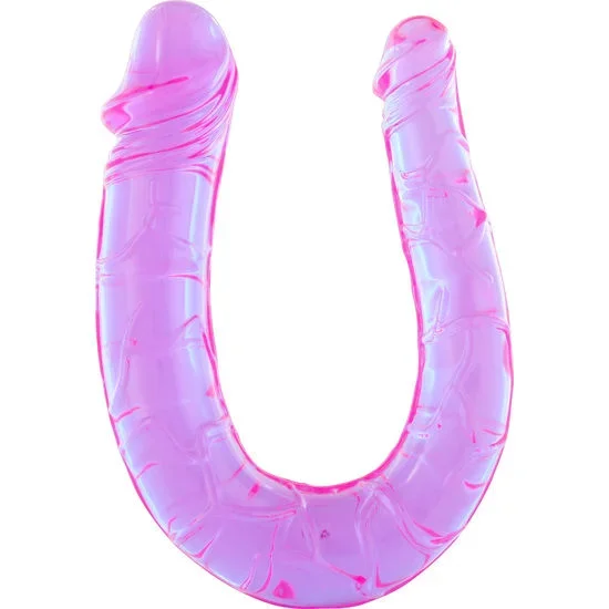 Penis mit zwei Köpfen aus flexibler Gelatine