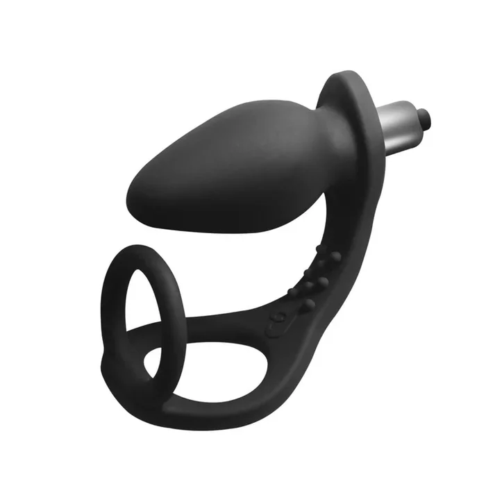 Penis ring „RO-ZEN“ with vibro anal plug