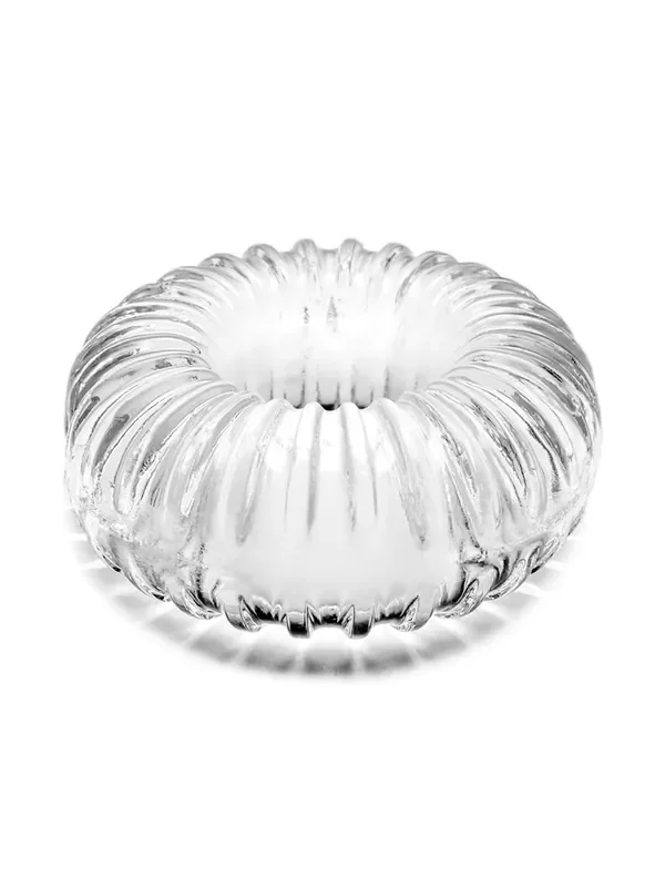 Perfect Fit Ribbed Ring Penisring, transparent