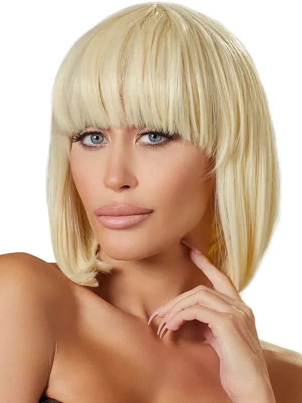 Perücke Bob kinnlang, blond
