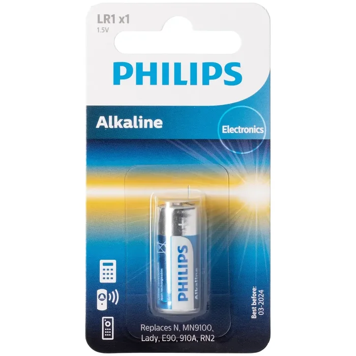 Philips Alkaline LR1 1,5 V-Batterie