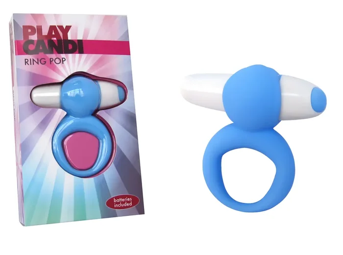 PLAY CANDI Ring Pop aqua blau