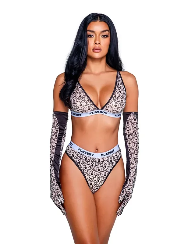 Playboy Lingerie – Bunny Sport Zweiteiliges Set
