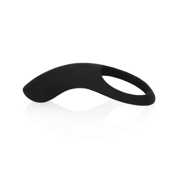 Pointed Vibrating Cock Ring – Licorice Black