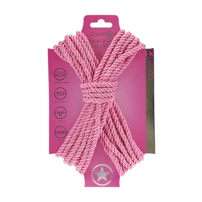 Polyester Bondage-Seil – 10 m / 32,8 ft – Pink