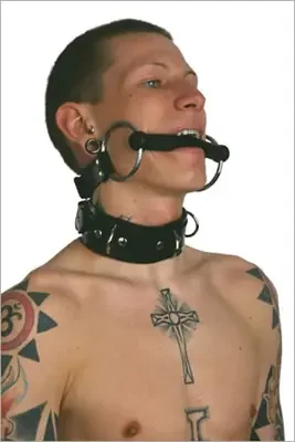Pony-Trense aus Latex m. Gummibeißstange