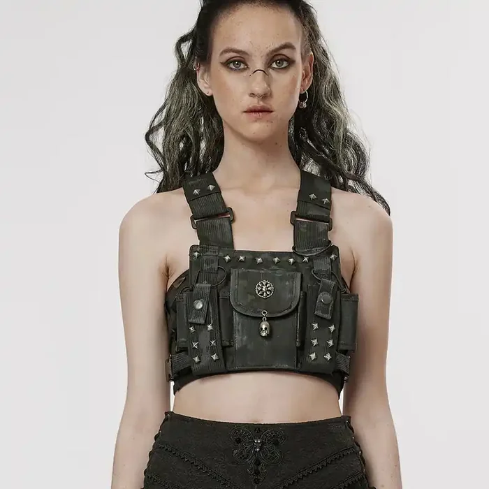 Post-Apocalyptic Harness Bag mit breiten Schulterriemen