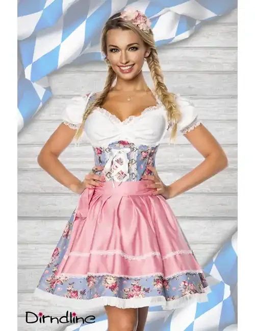 Premium Bluse & Dirndl aus edlem Denim
