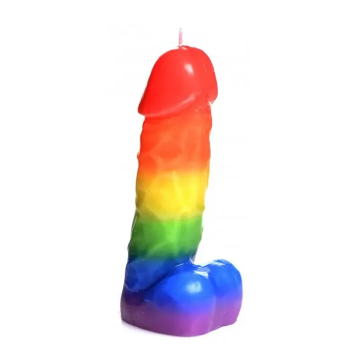 Pride Pecker – Regenbogen Tropfkerze
