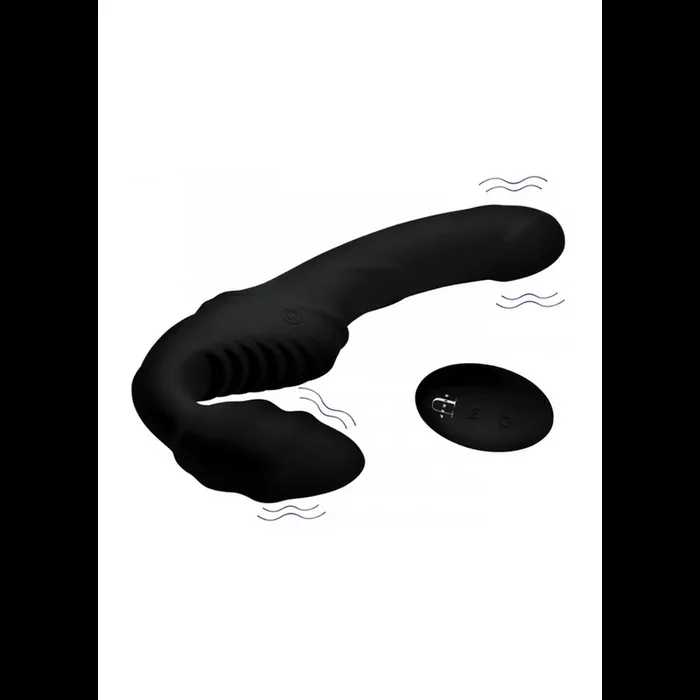 Pro Rider – Vibrating Silicone Strapless Strap-On with Remote Control
