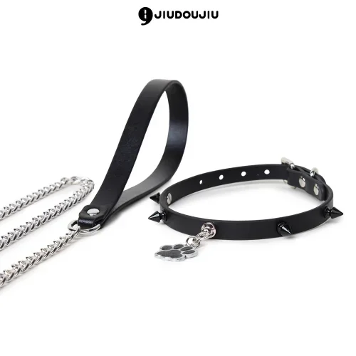 Punk-Puppy Halsband und Leine