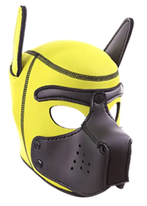 PUPPY Neopren-Haube Gelb-Schwarz