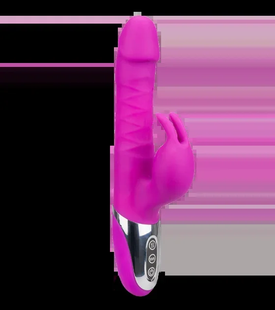 Rabbit-Vibrator mit Stoßfunktion Omei