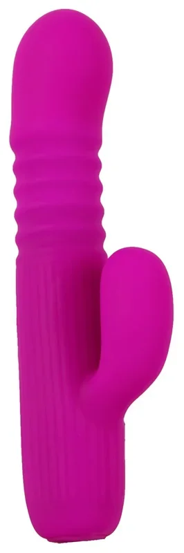 Rabbitvibrator mit 2 Motoren und Stoßfunktion XOUXOU Lila