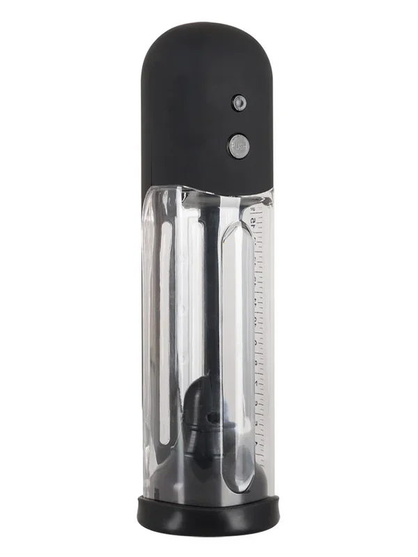 Rebel: Penispumpe, schwarz/transparent