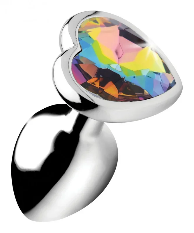 Regenbogen Analpug Herzform