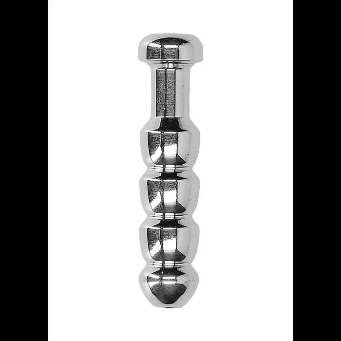 Ribbed Hollow Penis Plug – 0.4 / 11 mm