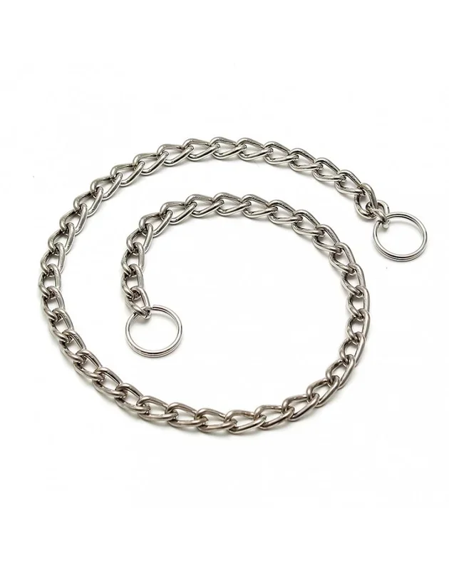 Rimba Bondage-Kette mit Schlüsselringen | 50 cm & 100 cm in Silber