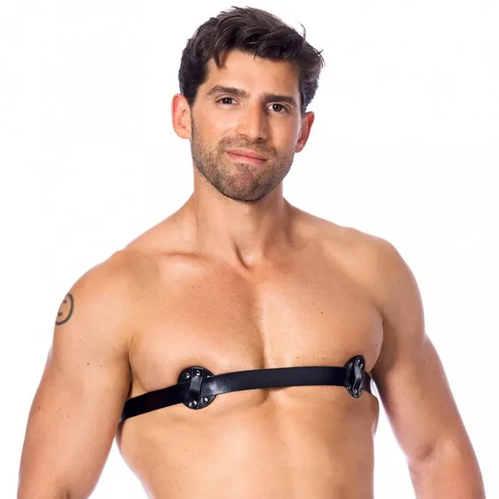 Rimba Brustgurt mit Nippelabdeckungen mit Stacheln