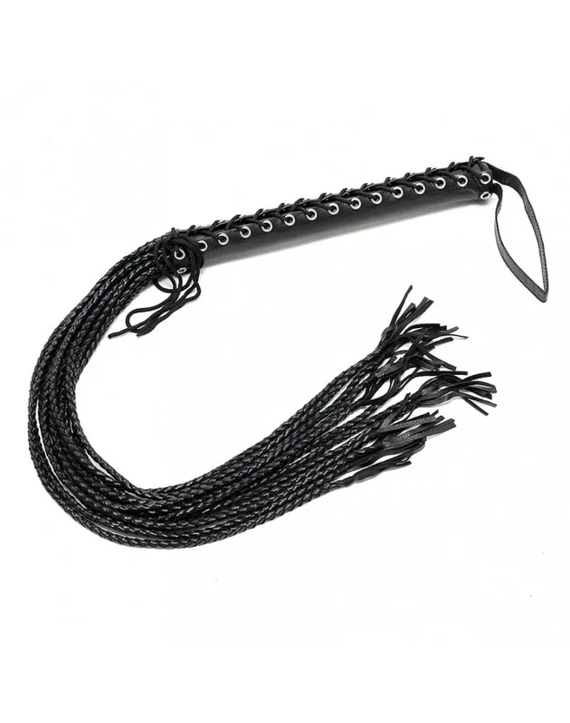 Rimba peitsche mit 12 geflochtenen Strängen | 90 cm