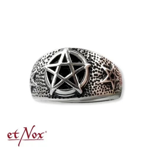 Ring ‚Pentagramm‘ silber